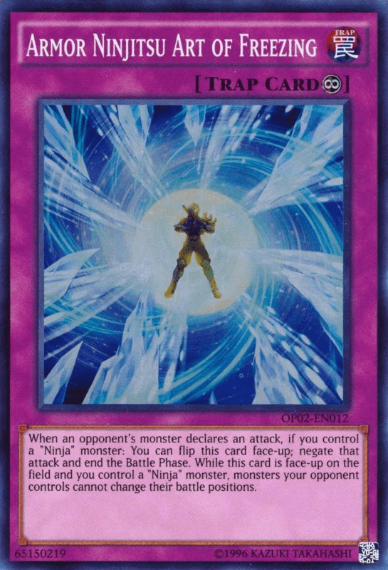 Armor Ninjitsu Art of Freezing [OP02-EN012] Super Rare (ONLINE ORDER ONLY)