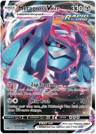 Metagross VMAX (113/198) [Sword & Shield: Chilling Reign] (Online Only)