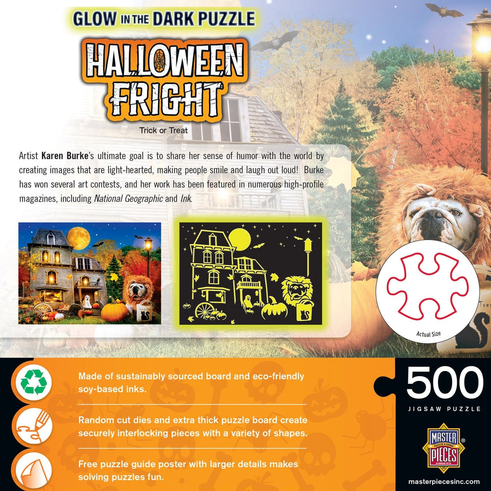 Glow in the Dark - Trick or Treat 500 Piece Jigsaw Puzzle (ONLINE ORDER ONLY)