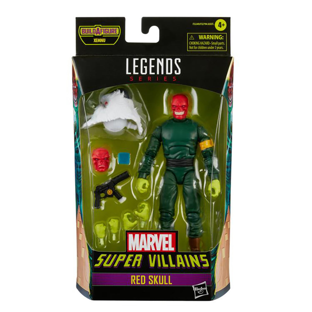 Super Villians Marvel Legends - Red Skull 6-Inch Action Figure (Xemnu Build-A-Figure) (ONLINE ORDER ONLY)