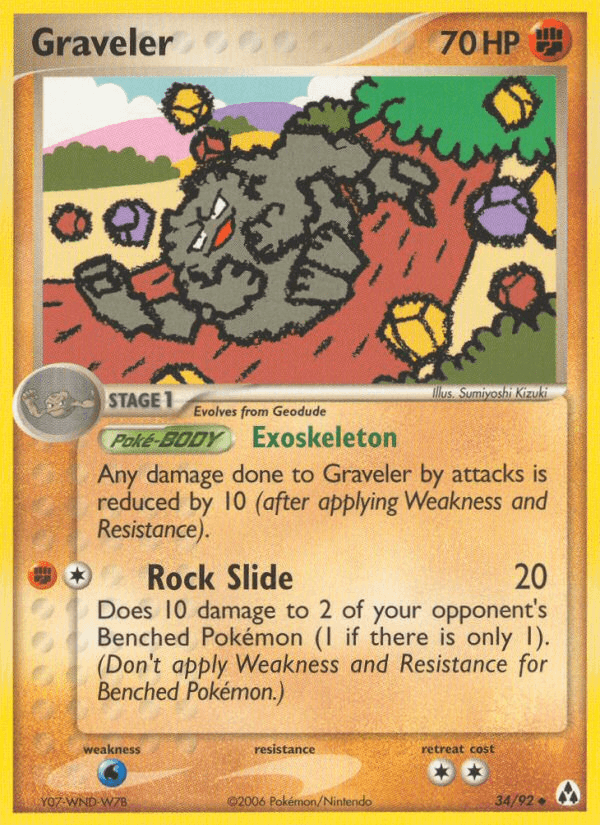 Graveler (34/92) [EX: Legend Maker] (Online Only)