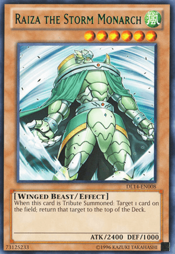 Raiza the Storm Monarch (Green) [DL14-EN008] Rare (ONLINE ORDER ONLY)