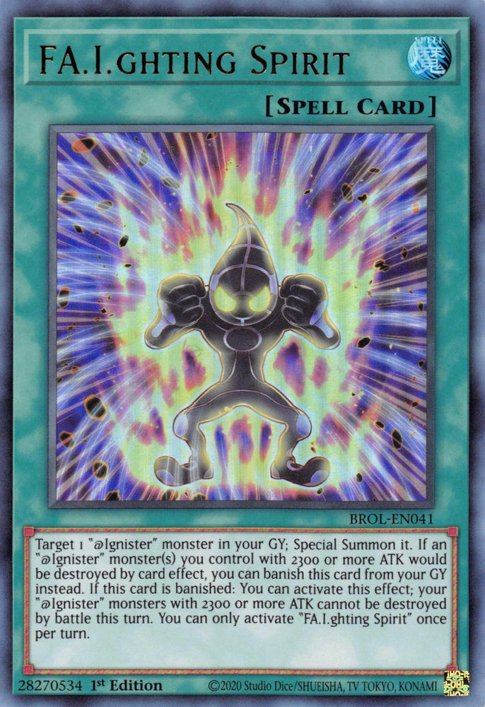 FA.I.ghting Spirit [BROL-EN041] Ultra Rare (ONLINE ORDER ONLY)