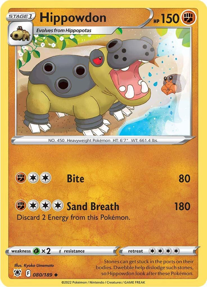 Hippowdon (080/189) [Sword & Shield: Astral Radiance] (Online Only)