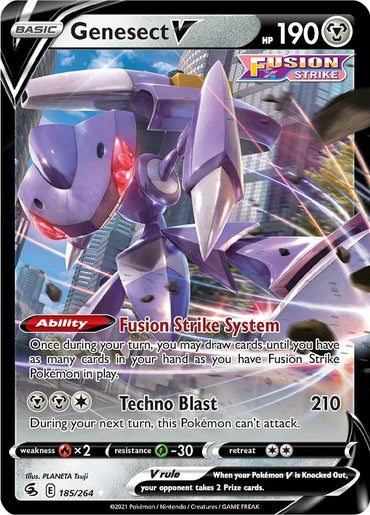 Genesect V (185/264) [Sword & Shield: Fusion Strike] (Online Only)
