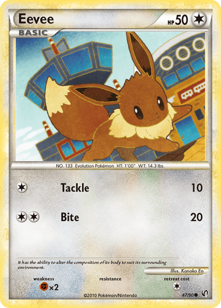 Eevee (47/90) [HeartGold & SoulSilver: Undaunted] (Online Only)