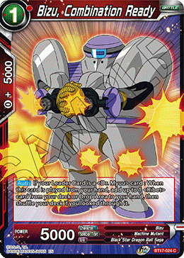 Bizu, Combination Ready (BT17-024) [Ultimate Squad] (ONLINE ORDER ONLY)