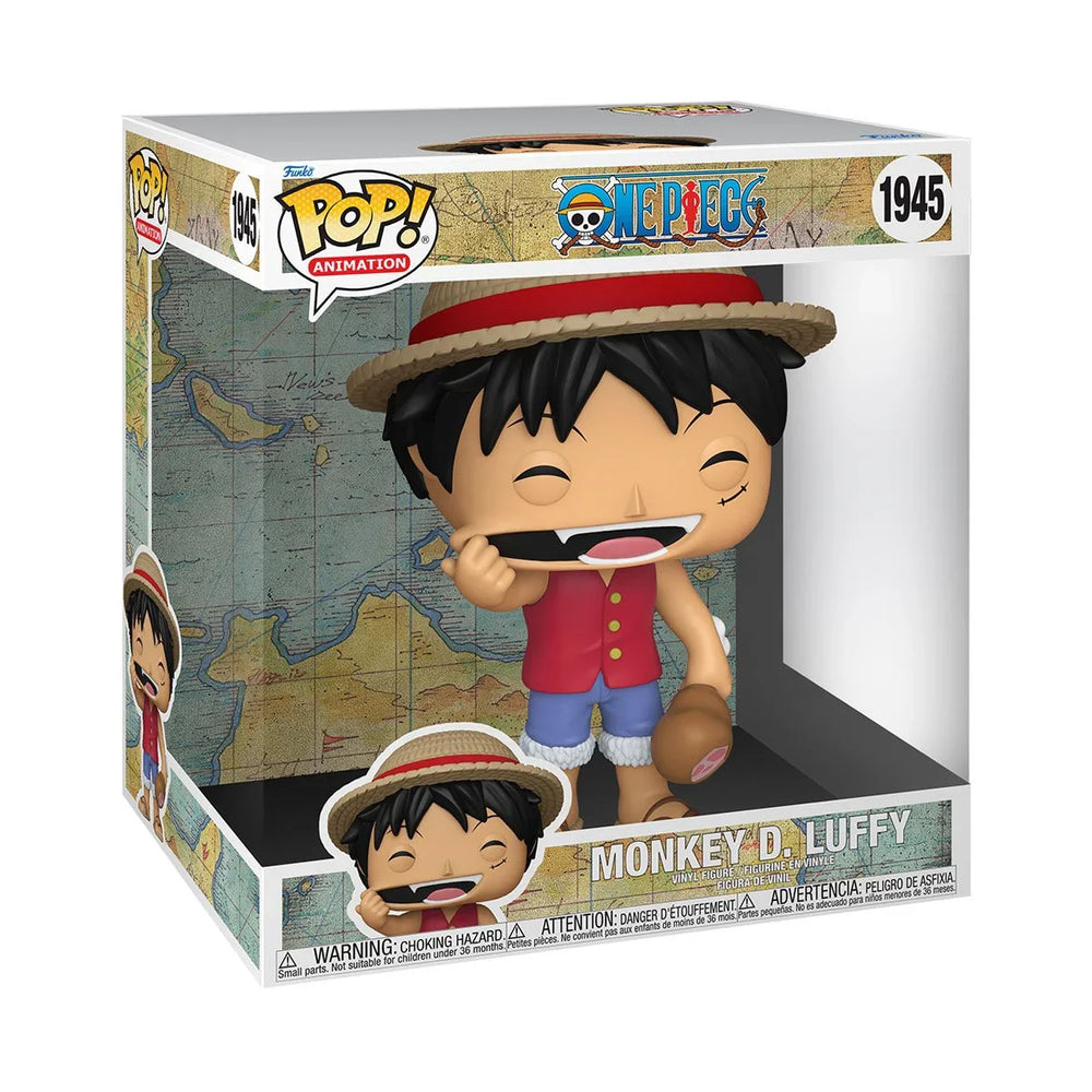 One Piece Monkey D. Luffy with Meat Jumbo 10-Inch Funko Pop! Vinyl Figure #1945 (ONLINE ORDER ONLY)