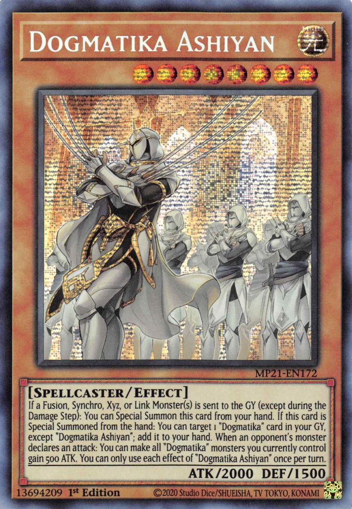 Dogmatika Ashiyan [MP21-EN172] Prismatic Secret Rare (ONLINE ORDER ONLY)