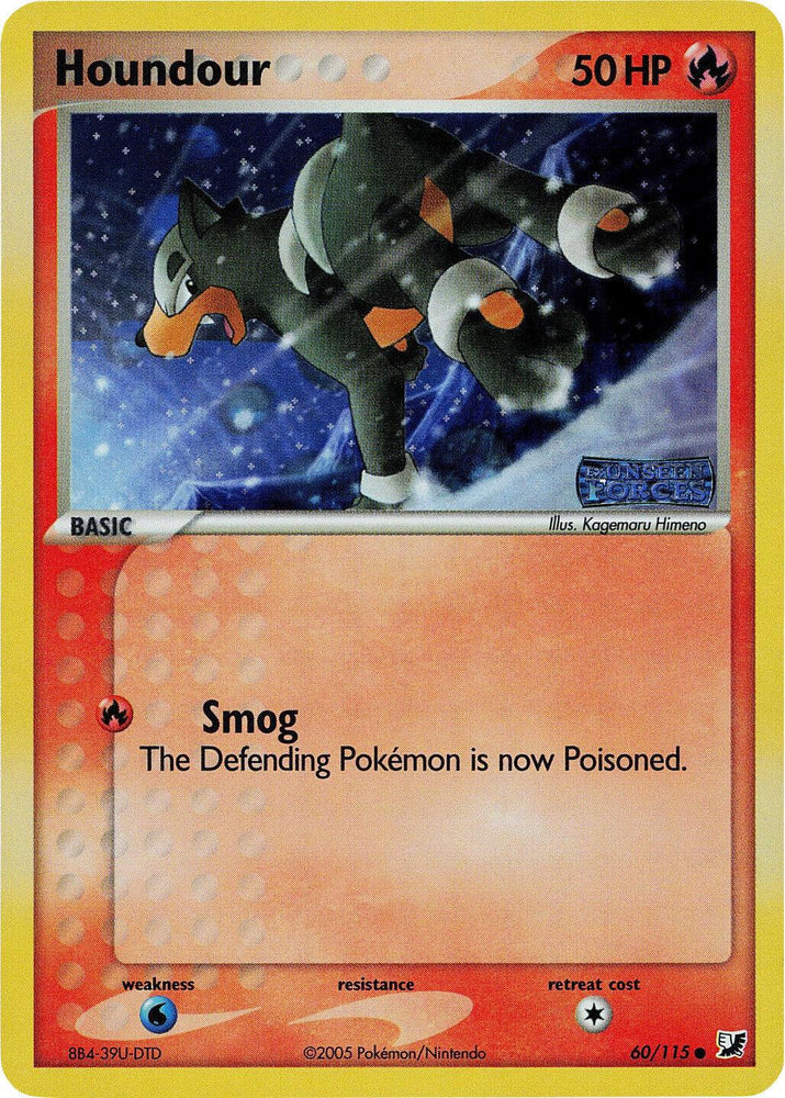 Houndour (60/115) (Stamped) [EX: Unseen Forces] (Online Only)