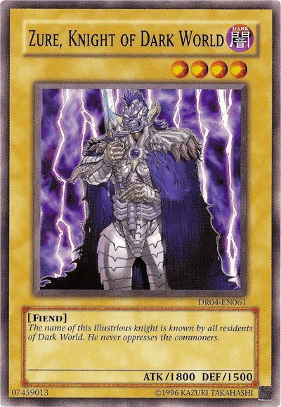 Zure, Knight of Dark World [DR04-EN061] Common (ONLINE ORDER ONLY)