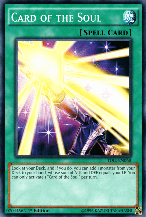 Card of the Soul [TDIL-EN068] Common (ONLINE ORDER ONLY)