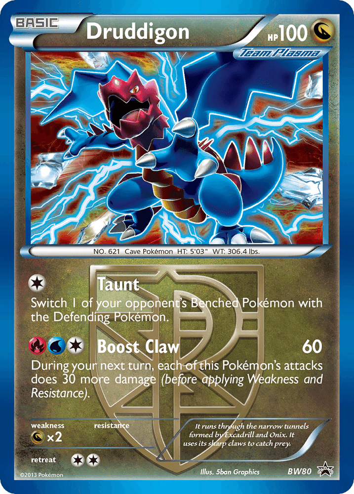 Druddigon (BW80) [Black & White: Black Star Promos] (Online Only)