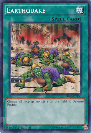 Earthquake [BP03-EN150] Shatterfoil Rare (ONLINE ORDER ONLY)