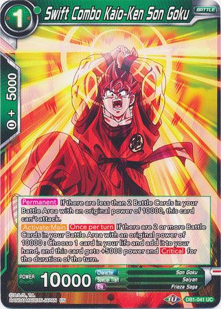 Swift Combo Kaio-Ken Son Goku (DB1-041) [Dragon Brawl] (ONLINE ORDER ONLY)