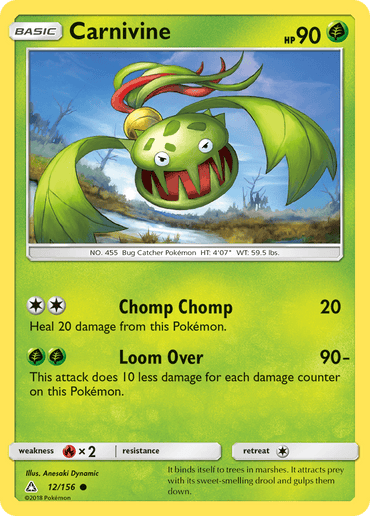 Carnivine (12/156) [Sun & Moon: Ultra Prism] (Online Only)