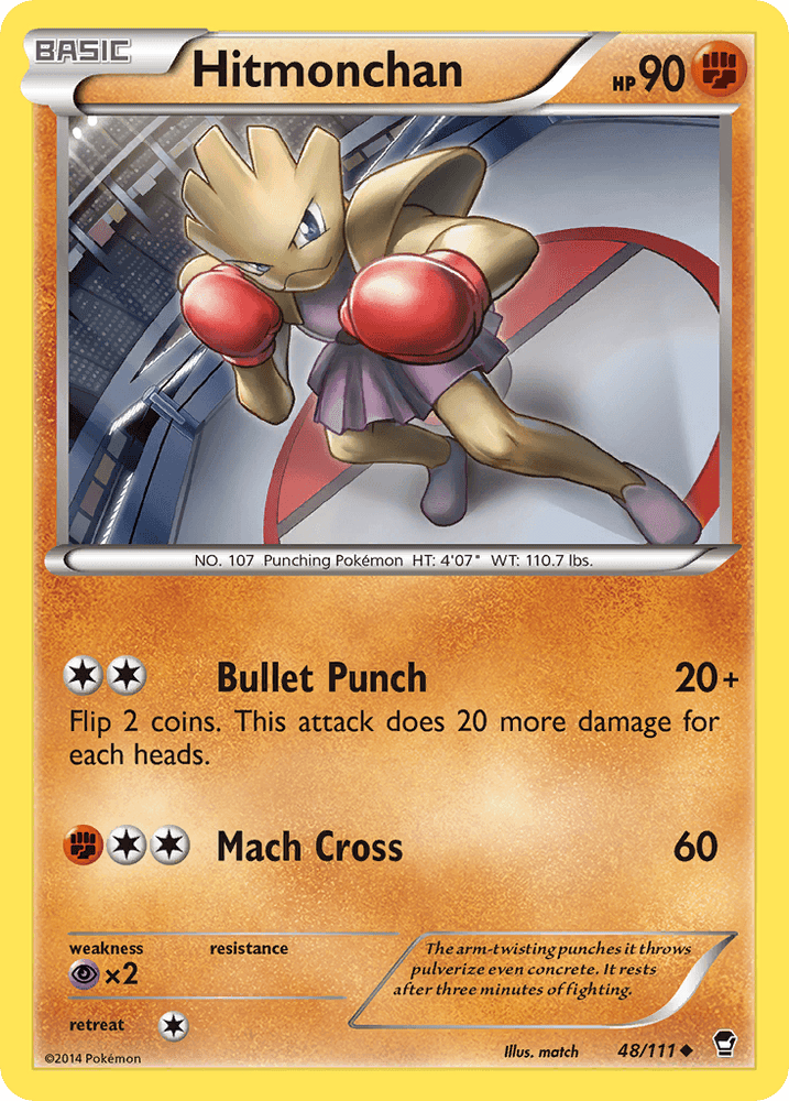 Hitmonchan (48/111) [XY: Furious Fists] (Online Only)