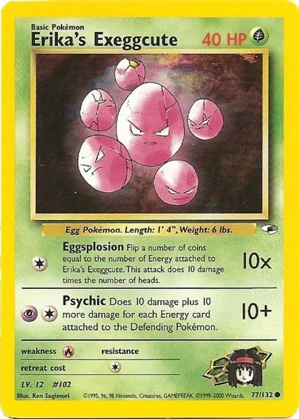 Erika's Exeggcute (77/132) [Gym Heroes Unlimited] (Online Only)