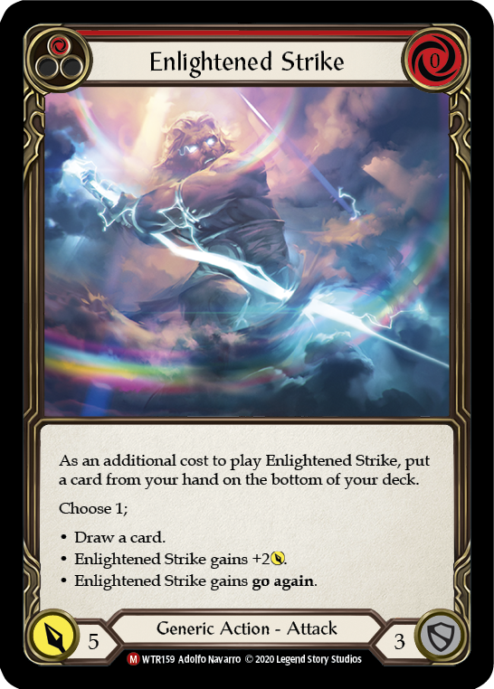 Enlightened Strike [U-WTR159] (Welcome to Rathe Unlimited)  Unlimited Normal - Anime Imports LLC