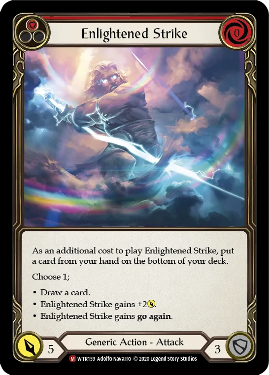 Enlightened Strike [U-WTR159] (Welcome to Rathe Unlimited)  Unlimited Normal - Anime Imports LLC