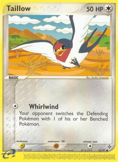 Taillow (76/97) [EX: Dragon] (Online Only)