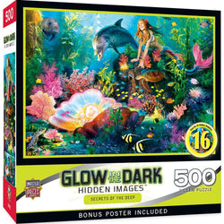 Hidden Images - Secrets of the Deep 500 Piece Jigsaw Puzzle (ONLINE ORDER ONLY)
