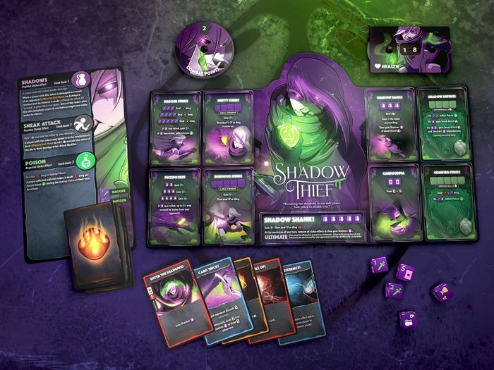 Dice Throne Season 1 - Box 3 - Pyromancer vs Shadow Thief (ONLINE ORDER ONLY)