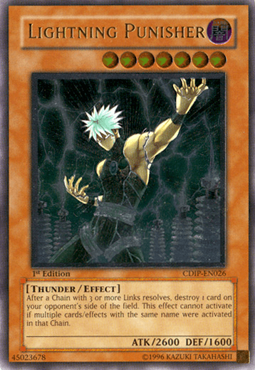Lightning Punisher [CDIP-EN026] Ultimate Rare (ONLINE ORDER ONLY)