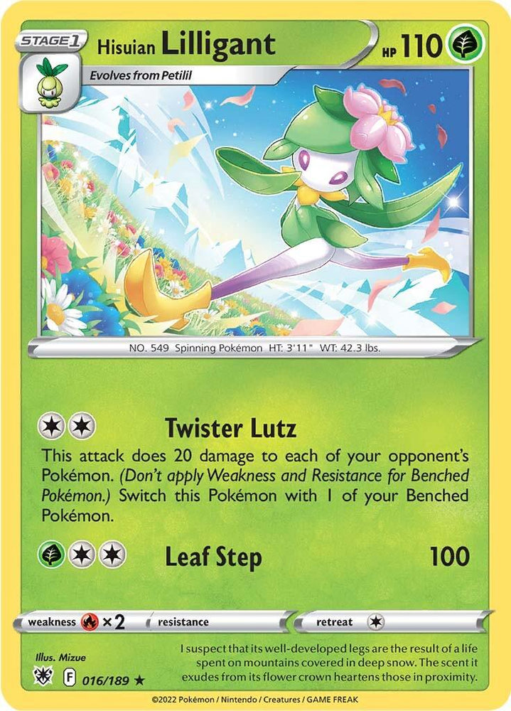 Hisuian Lilligant (016/189) [Sword & Shield: Astral Radiance] (Online Only)