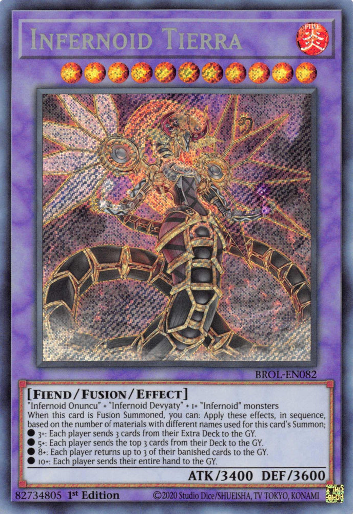 Infernoid Tierra [BROL-EN082] Secret Rare (ONLINE ORDER ONLY)