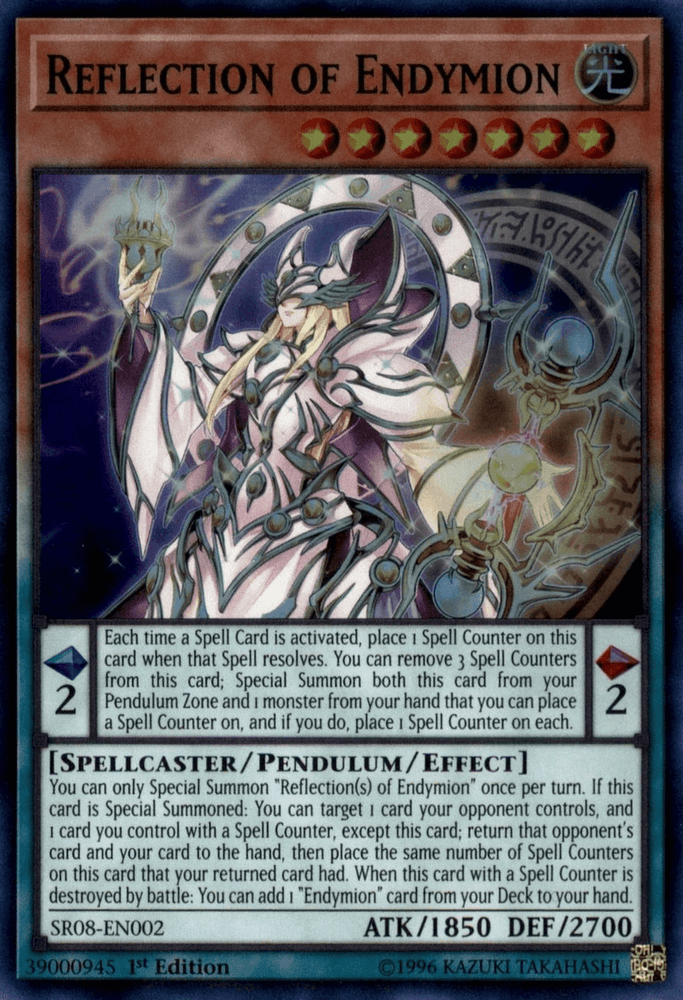 Reflection of Endymion [SR08-EN002] Super Rare (ONLINE ORDER ONLY)