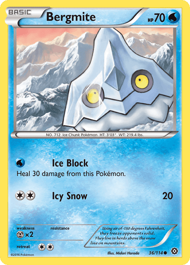 Bergmite (36/114) [XY: Steam Siege] (Online Only)