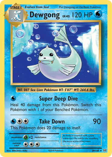 Dewgong (29/108) [XY: Evolutions] (Online Only)