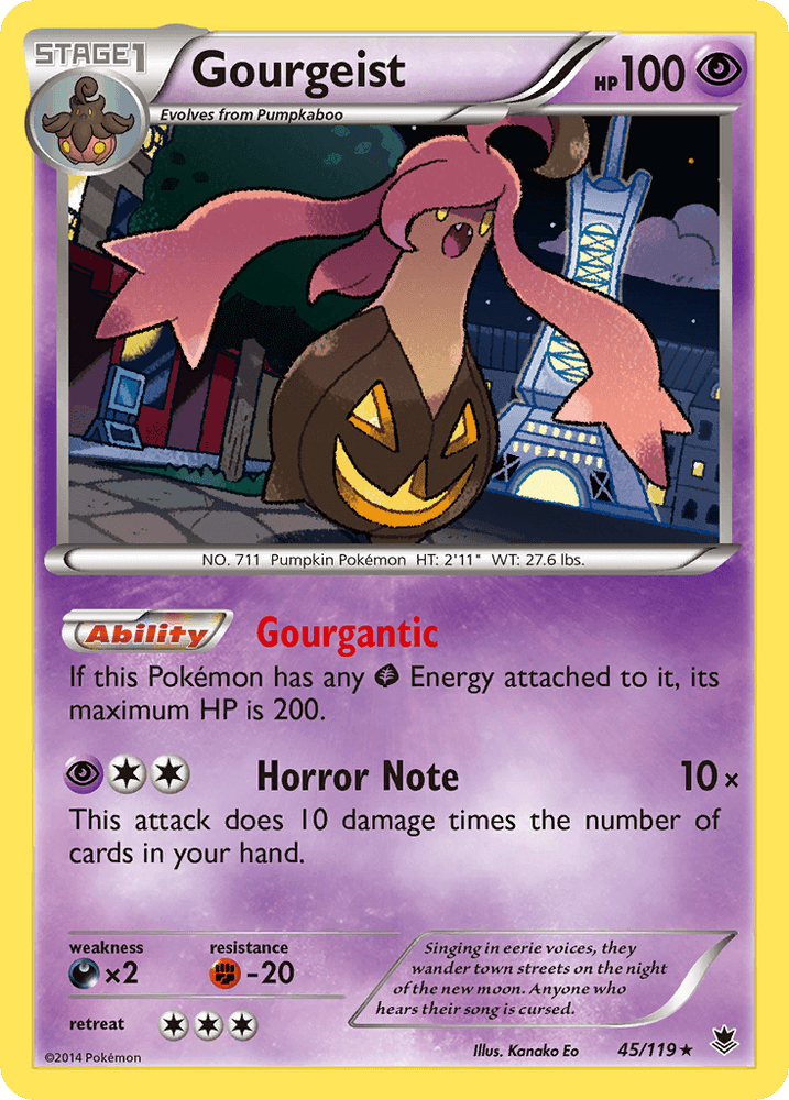 Gourgeist (45/119) [XY: Phantom Forces] (Online Only)