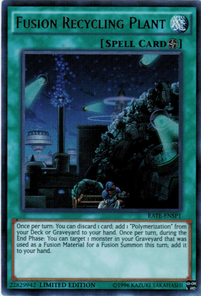 Fusion Recycling Plant (RATE-ENSP1) [RATE-ENSP1] Ultra Rare (ONLINE ORDER ONLY)