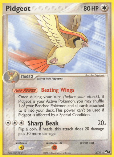 Pidgeot (2/17) [POP Series 2] (Online Only)