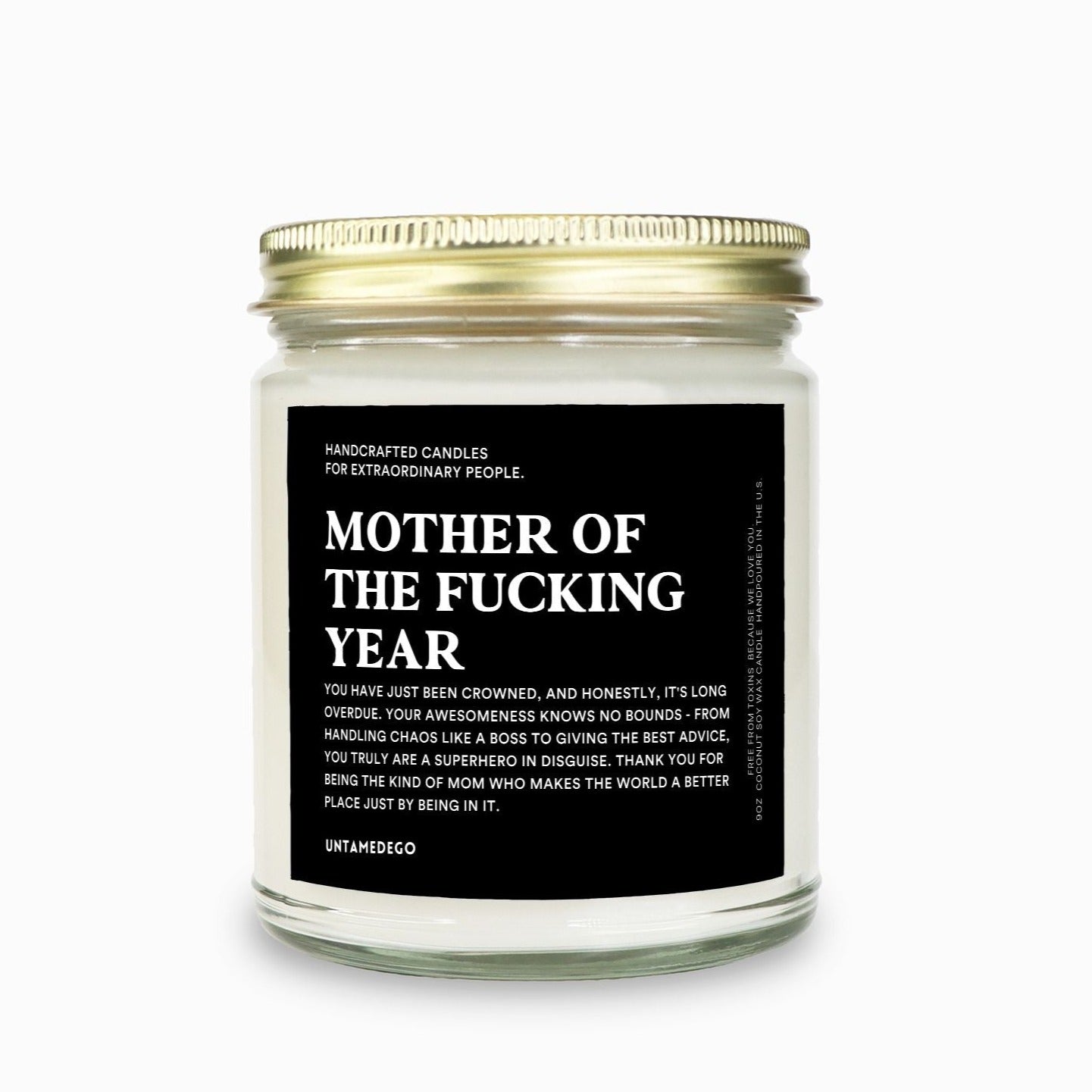 Mother Of The Fucking Year Mesage Candle (ONLINE ORDER ONLY)