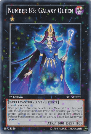 Number 83: Galaxy Queen [SP13-EN028] Starfoil Rare (ONLINE ORDER ONLY)