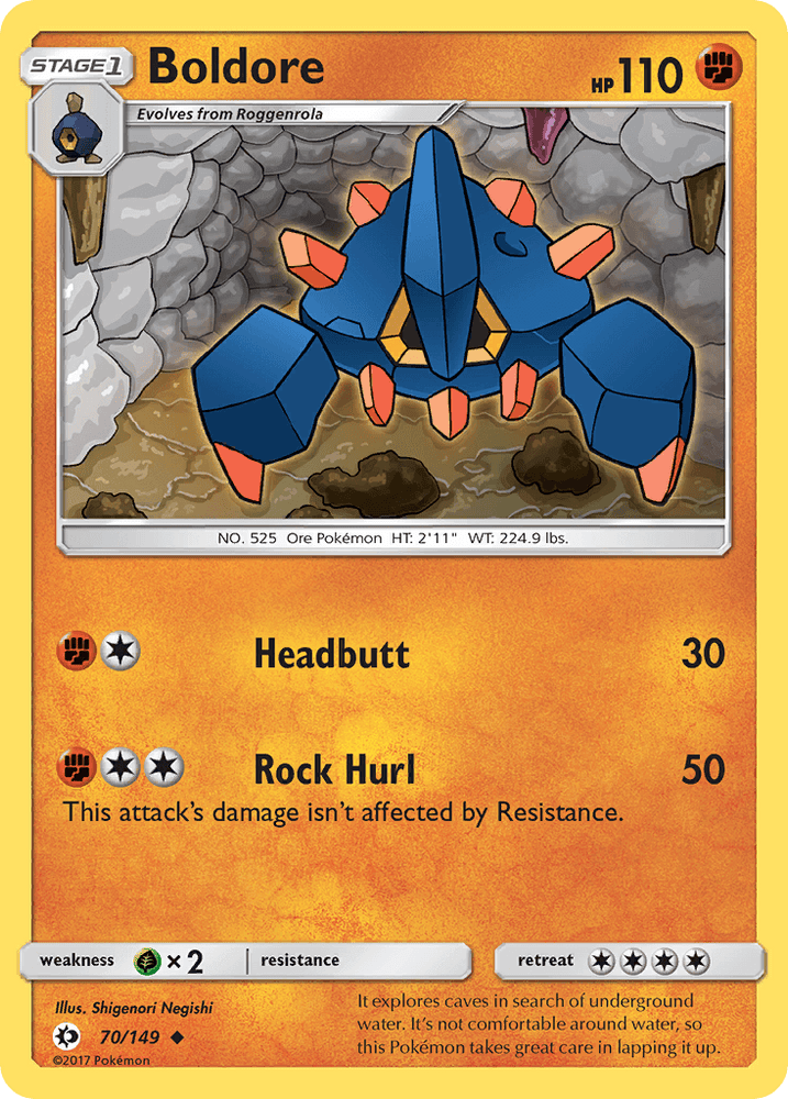 Boldore (70/149) [Sun & Moon: Base Set] (Online Only)