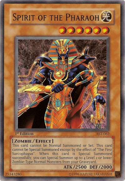 Spirit of the Pharaoh [AST-062] Ultra Rare (ONLINE ORDER ONLY)