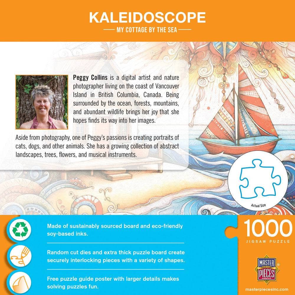 Kaleidoscope - My Cottage by the Sea 1000 Piece Jigsaw Puzzle