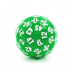D60-Green Opaque w/White Numbers RPG DND Dice (Online Only)