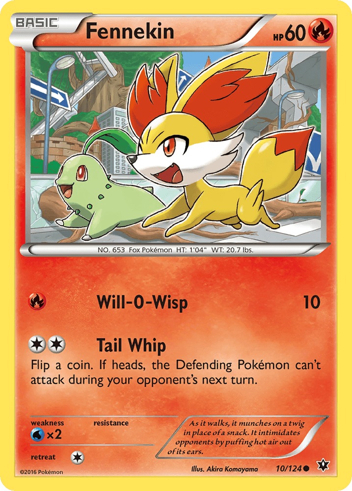 Fennekin (10/124) [XY: Fates Collide] (Online Only)