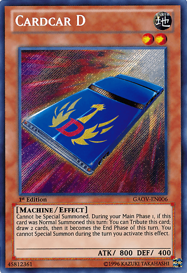 Cardcar D [GAOV-EN006] Secret Rare (ONLINE ORDER ONLY)