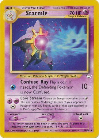Starmie (25/64) [Neo Revelation Unlimited] (Online Only)