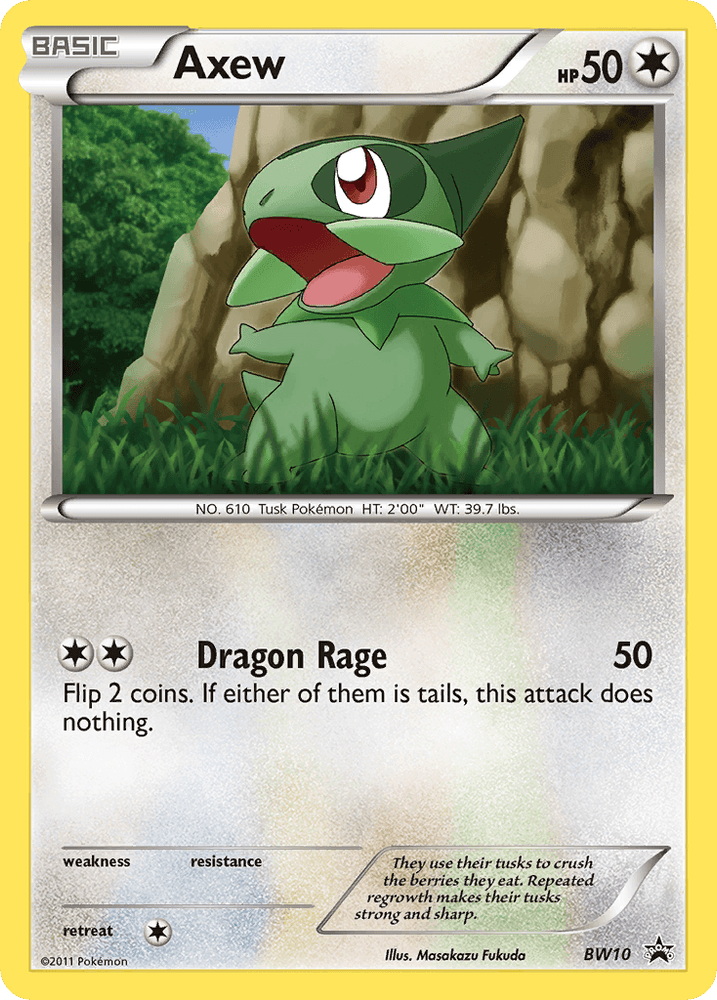 Axew (BW10) [Black & White: Black Star Promos] (Online Only)