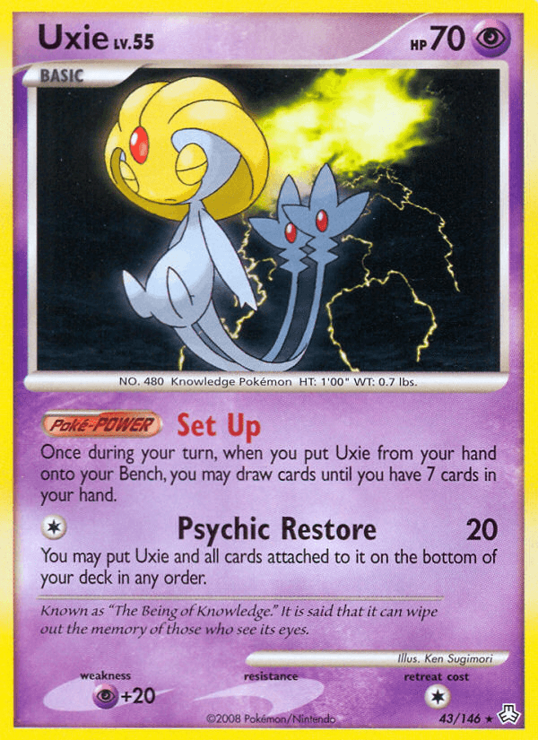 Uxie (43/146) [Diamond & Pearl: Legends Awakened] (Online Only)