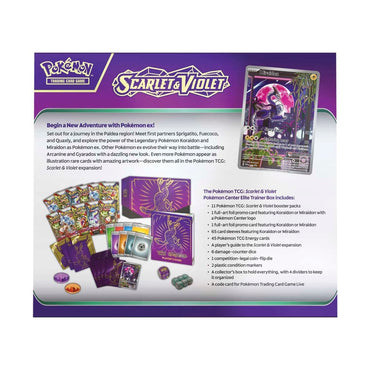 Scarlet & Violet - Elite Trainer Box (Miraidon) (Pokemon Center Exclusive) (ONLINE ORDER ONLY)