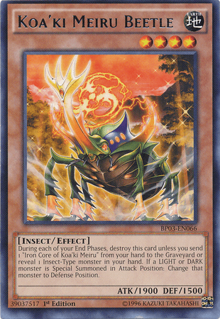 Koa'ki Meiru Beetle [BP03-EN066] Rare (ONLINE ORDER ONLY)