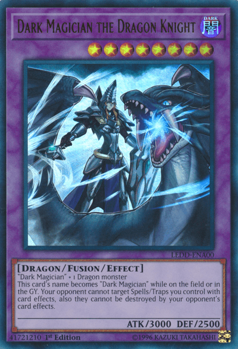 Dark Magician the Dragon Knight [LEDD-ENA00] Ultra Rare (ONLINE ORDER ONLY)